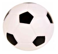 TRIXIE VOETBAL VINYL ZWART / WIT 10X10X10 CM 3 ST - thumbnail