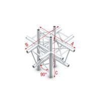 MILOS Milos Pro-30 Triangle P Truss - Cross up/down 6-way - 71 cm - thumbnail