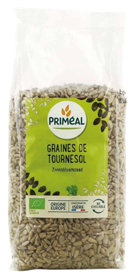 Primeal Zonnebloempitten (zaad) bio 500 Gram Primeal Zonnebloempitten (zaad) bio 500 Gram