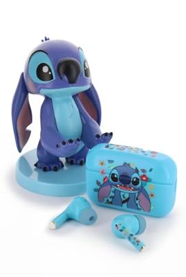 Lilo & Stitch Holdems Mini Holder & Wireless Headphones Stitch Design 2 mit TWS Buds Pro 10 cm - thumbnail