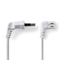 Nedis PCGP11055WT20 Voedingskabel Eurostekker - Iec-320-c7 2,0 M Wit - thumbnail