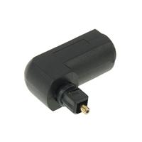 Hoogwaardige vergulde vierkante tot vierkante 90 graden haakse TOSLINK digitale audio-adapter optische - thumbnail