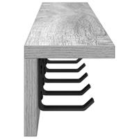 Wandgemonteerde kapstok Grijs sonoma 80 x 10.5 x 10.5 cm - thumbnail