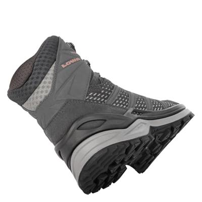 Lowa Innox Pro GTX Mid Hoge Wandelschoen Dames Anthracite/Rose 4 Lowa Innox Pro GTX Mid Hoge Wandelschoen Dames Anthracite/Rose 4