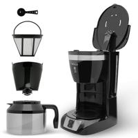 SOGO Human Technology Drip Inox 10 Koffiezetapparaat Zwart Capaciteit koppen: 10 Glazen kan, Warmhoudfunctie - thumbnail