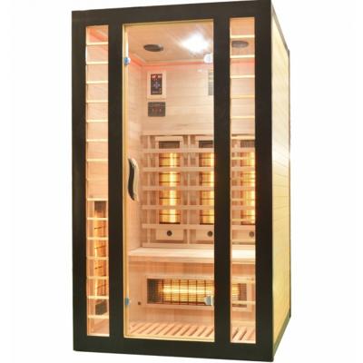 Badstuber Fresh infrarood sauna 120x105cm 2 persoons zwart