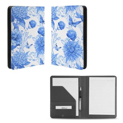 Unieke A5 Map | A5 Schrijfmap - B2C Telecom | Flowers Blue Design Unieke A5 Map | A5 Schrijfmap - B2C Telecom | Flowers Blue Design