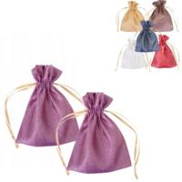 Hobby Flora geschenktasjes glitter 6 assorti set van 2 | 48 stuks - thumbnail