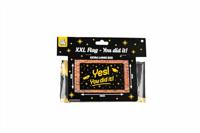 XXL Gevelvlag Yes You Did It! (150x90cm) - thumbnail