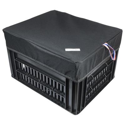 Fietskrat Hoes Kratcover Medium Zwart