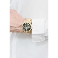 Michael Kors MK8286 Horloge Lexington staal goudkleurig-zwart 45 mm - thumbnail