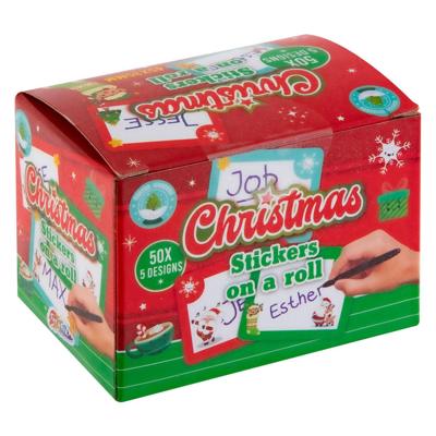 Grafix Naamstickers kerst, 50st.