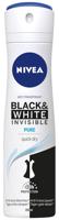 Nivea Black & White Invisible Pure Deodorant Spray - thumbnail