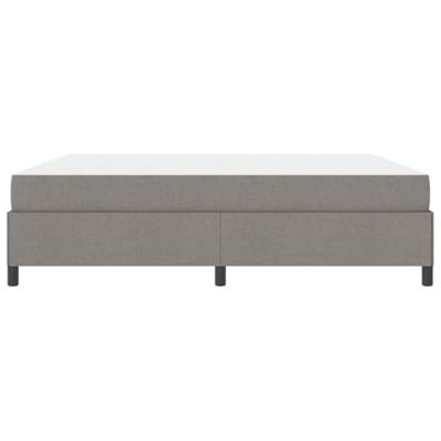 Boxspring bed Taupe, Zwart 180 x 200 cm Stof, Engineered Hout