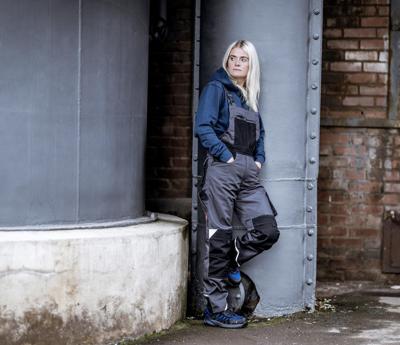 NITRAS SAFETY Nitras "motion tex plus" salopette dungarees nitras mot.tex plus 50 grey/black