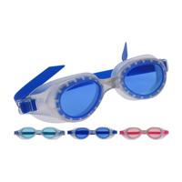 Free and Easy zwembrillen junior blauw/roze one size 3 delig - thumbnail