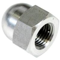 Kgs moer m12 rvs d1587 voorwielmotor zilver per stuk - thumbnail