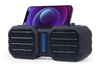 Draagbare Bluetooth speaker Zwart/blauw Draagbare Bluetooth speaker Zwart/blauw
