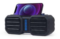 Draagbare Bluetooth speaker Zwart/blauw - thumbnail
