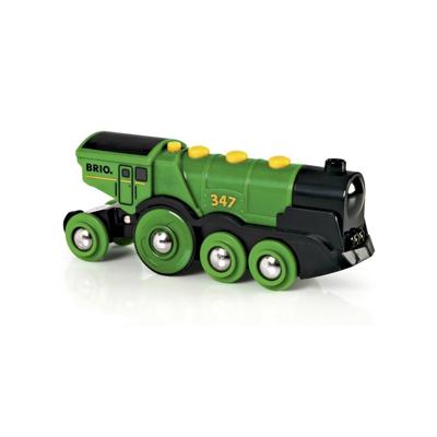 BRIO Big Green Action Locomotive - thumbnail