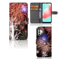 Samsung Galaxy A32 5G | Wallet Case | met Pasjes | Vuurwerk - thumbnail