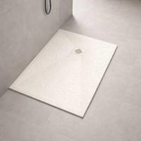 Douchebak BWS Stonelle Antislip Composiet 90x140x3 cm Inkortbaar Beige - thumbnail