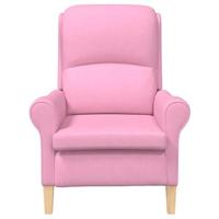 Fauteuil Roze 76 x 94 x 102 cm Stof - thumbnail
