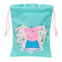 Lunchtrommel Peppa Pig Pretty flowers Geel Munt - thumbnail