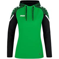 JAKO 6722 Sweater Met Kap Performance - Zachtgroen/Zwart - L - thumbnail