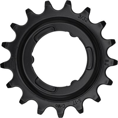 KMC Tandwiel voor shimano 16t o-mo staal 3/32 inch - zwart - thumbnail