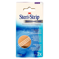 3M Steristrips 3mm x 75mm 2x5 strips 2 Stuks - thumbnail