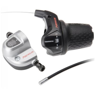 Shimano Nexus sl-3s42e draaiversteller met kabels & clickbox 3s zwart