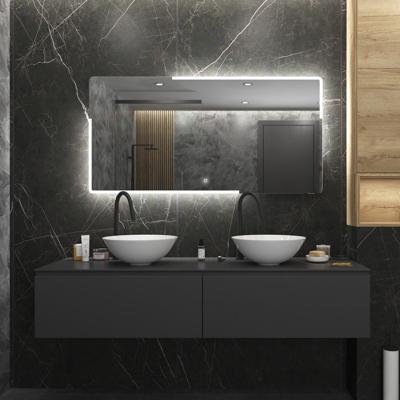 Badkamerspiegel BWS Liteem 140x70 cm Met LED Badkamerspiegel BWS Liteem 140x70 cm Met LED