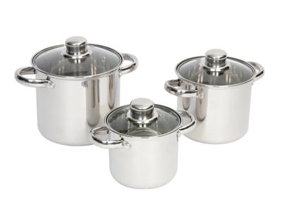 Bo-Camp Royal Plus RVS Pannenset Bo-Camp Royal Plus RVS Pannenset