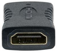 Manhattan 353465 HDMI Adapter [1x HDMI-bus - 1x HDMI-bus] Zwart Vergulde steekcontacten 0 mm - thumbnail