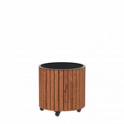 Hoge Ronde Plantenbak - Ø55/55 CM - ThermoWood®