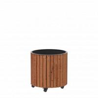 Hoge Ronde Plantenbak - Ø55/55 CM - ThermoWood® - thumbnail