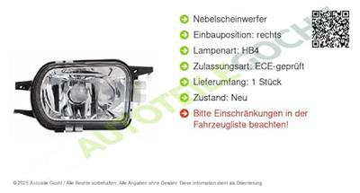 Mistlamp rechts 190553019