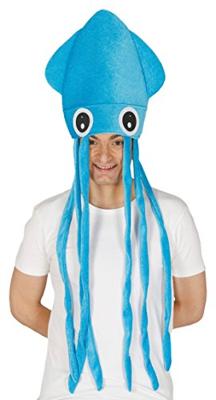 Blauwe Octopus hoed