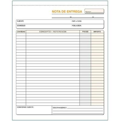 Bezorgingsboekje 21 x 26 cm (10 Stuks)