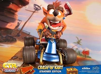 Crash Team Racing Nitro-Fueled Resin Statue - Crash in Kart (First 4 Figures)
