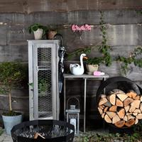 Esschert Design haardhoutopslag rond ff282 - thumbnail