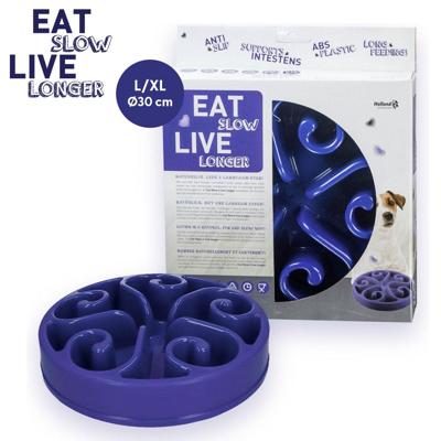 Eat Slow Live Longer Original Blue L