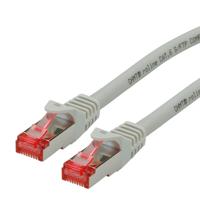 ROLINE patchkabel Cat.6 S/FTP (PiMF), componentniveau, LSOH, grijs, 15 m - thumbnail