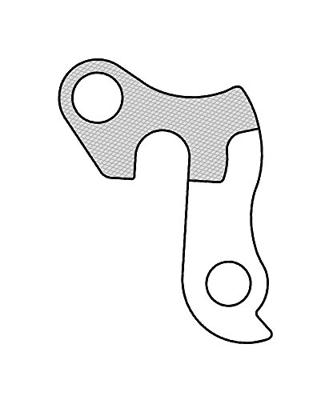 Union derailleurpad gh-011 met schroefset m8x0.75 - thumbnail