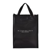 2 PC'S zwart witte strepen draagbare thermische lunch tassen voor vrouwen Kids mannen voedsel picknick koeler vak geïsoleerde tote tas opslag contai - thumbnail