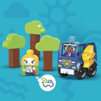 Mega Bloks green town charge & go bus - 35 grote bouwstenen - thumbnail