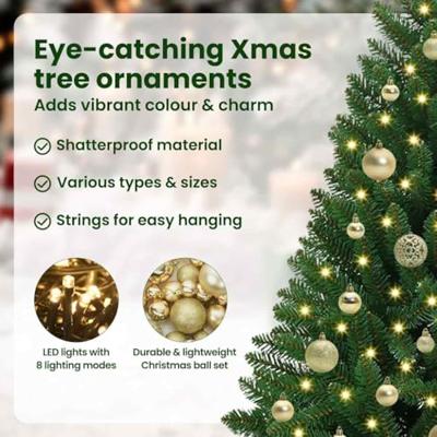 VidaXL Kunstkerstboom met 150 led groen 120 cm pvc en metaal