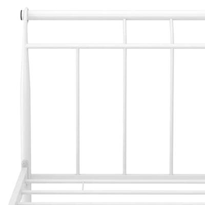 Bedframe metaal wit 160x200 cm Bedframe metaal wit 160x200 cm