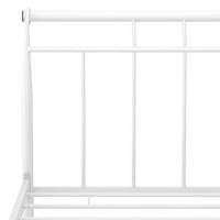 Bedframe metaal wit 160x200 cm - thumbnail